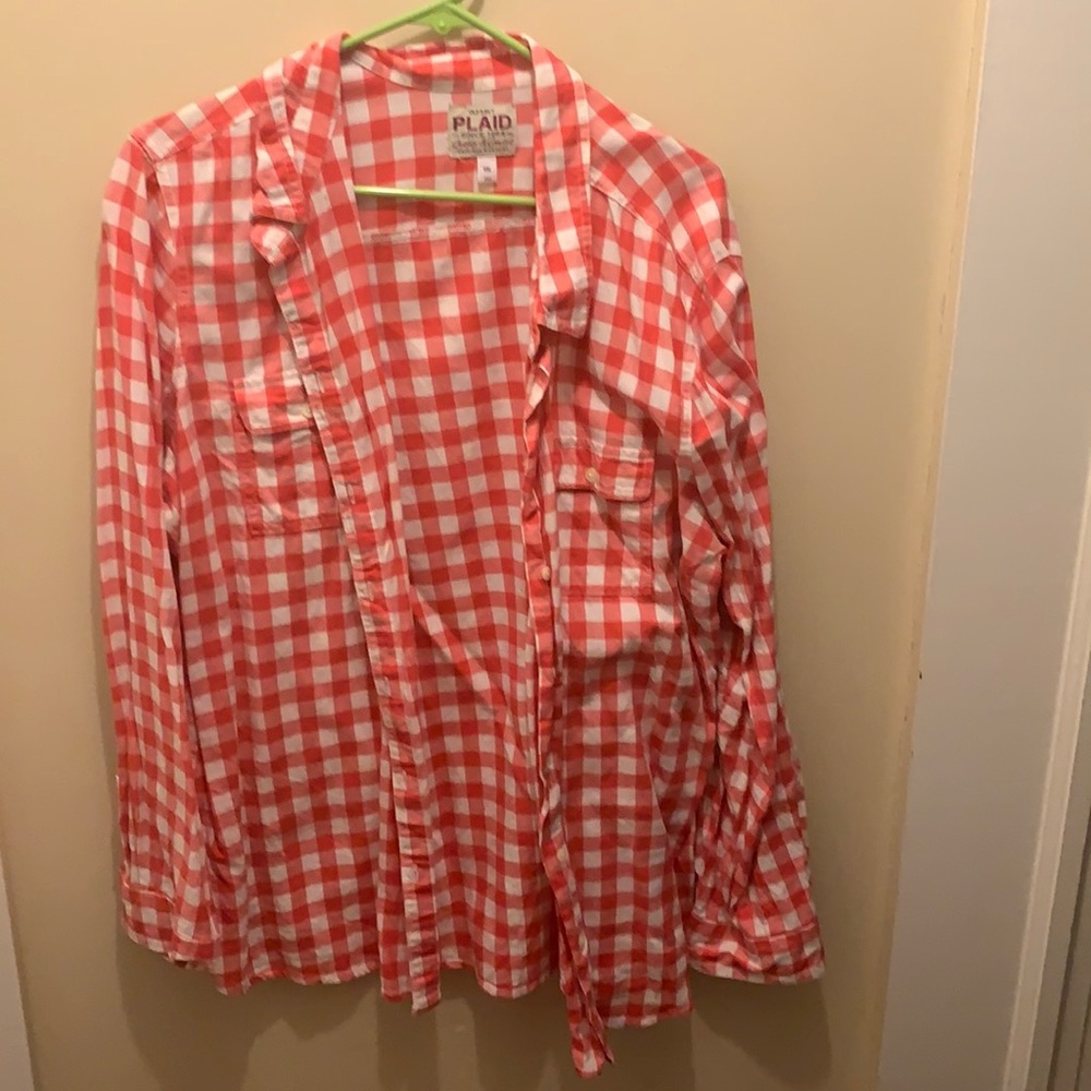 Old Navy checked flannel